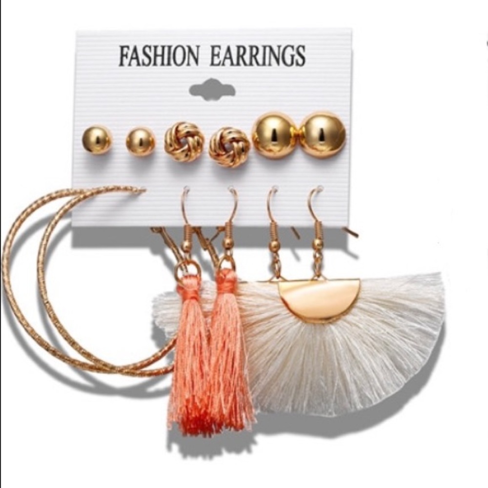 Six pair earring set